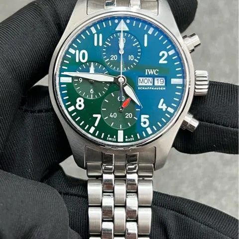 IWC Pilot IW388104 41mm Stainless steel Green 1