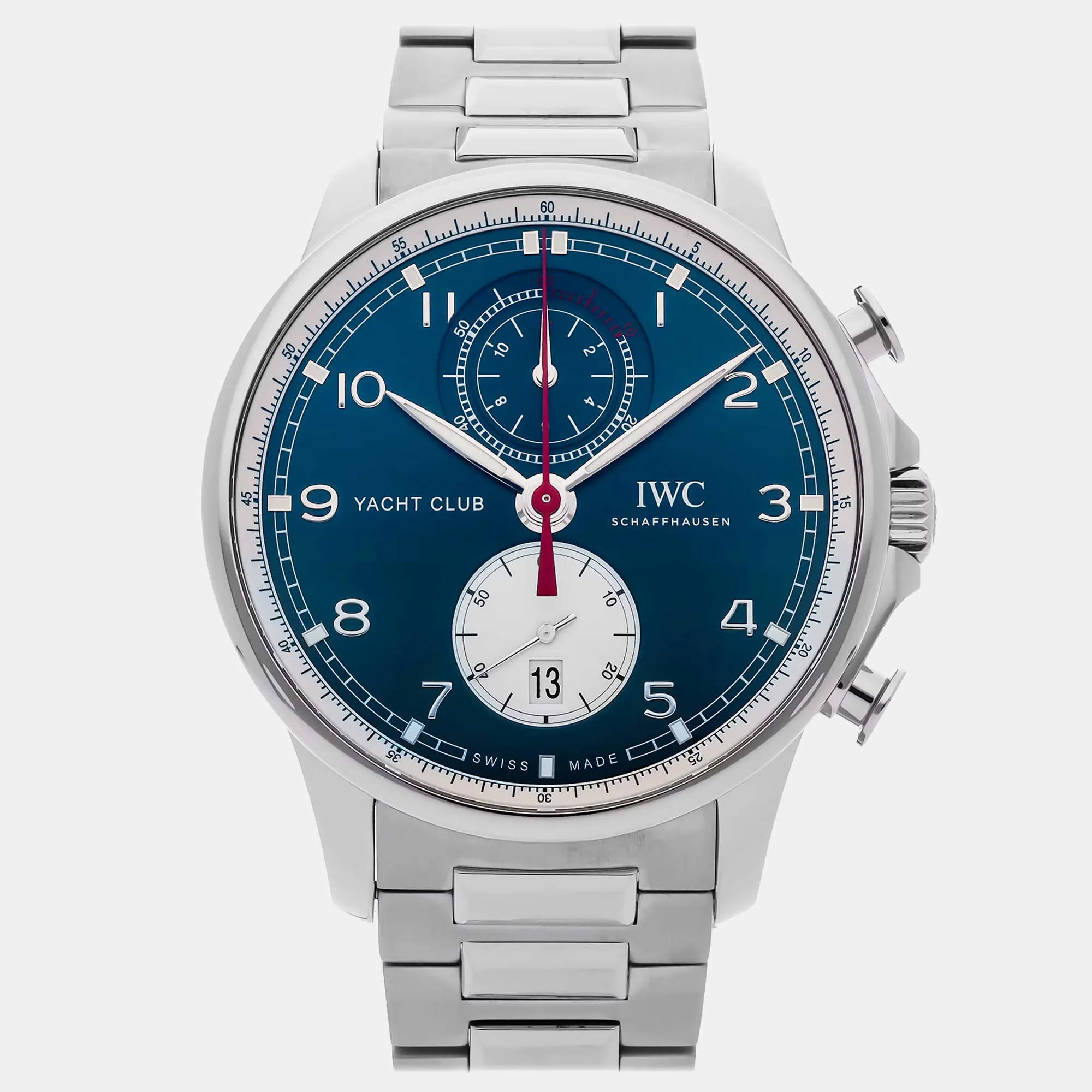 IWC Portugieser IW390704 44mm Stainless steel Blue