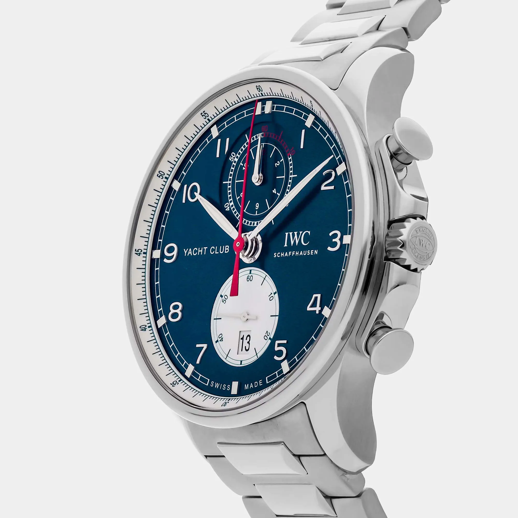 IWC Portugieser IW390704 44mm Stainless steel Blue 1