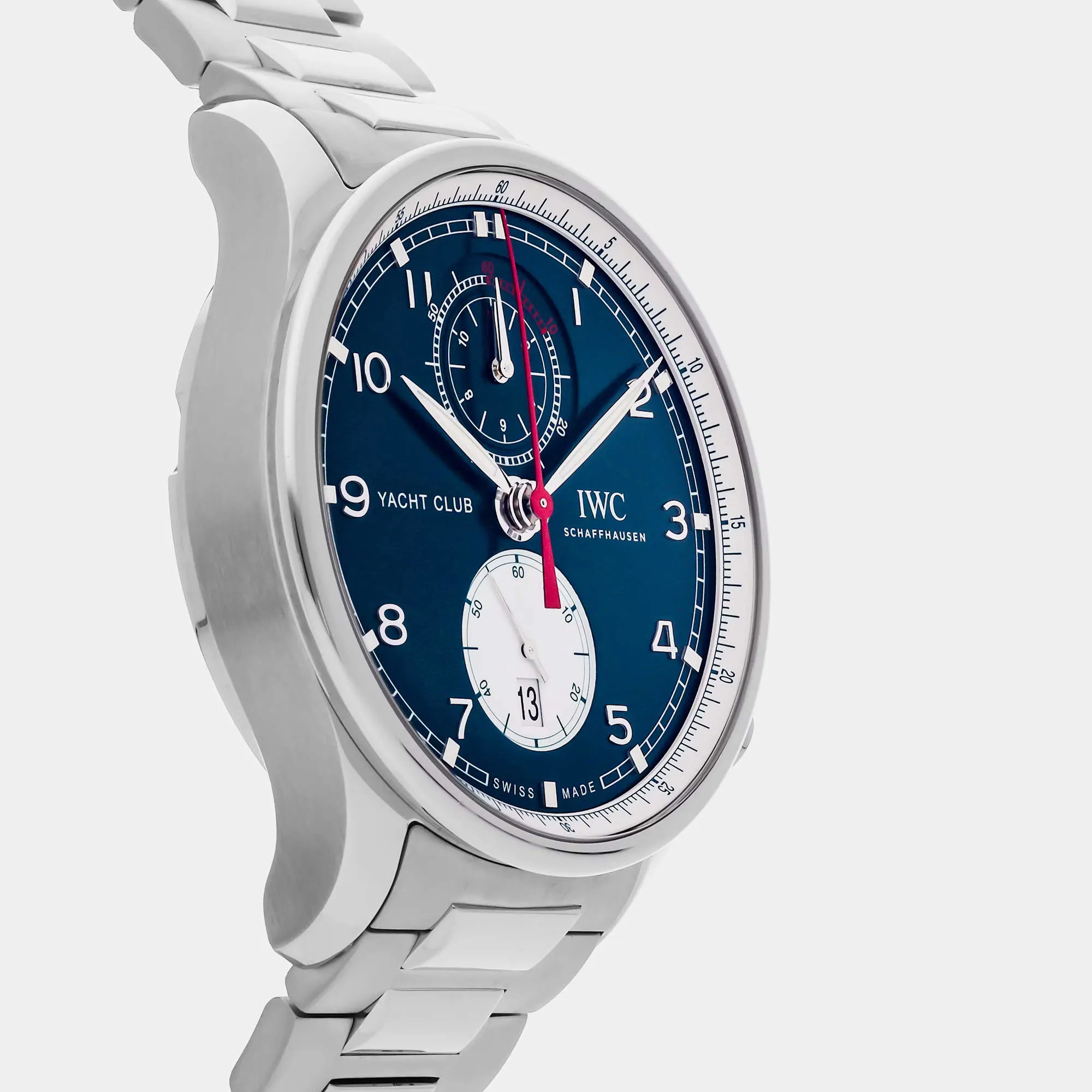 IWC Portugieser IW390704 44mm Stainless steel Blue 2