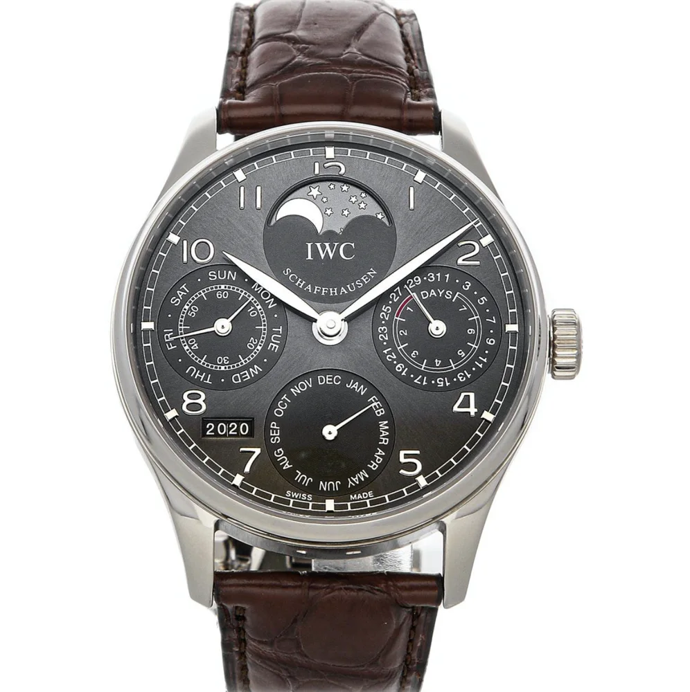 IWC Portugieser IW502218 42.5mm White gold Gray