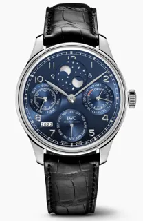 IWC Portugieser IW503401 White gold Blue