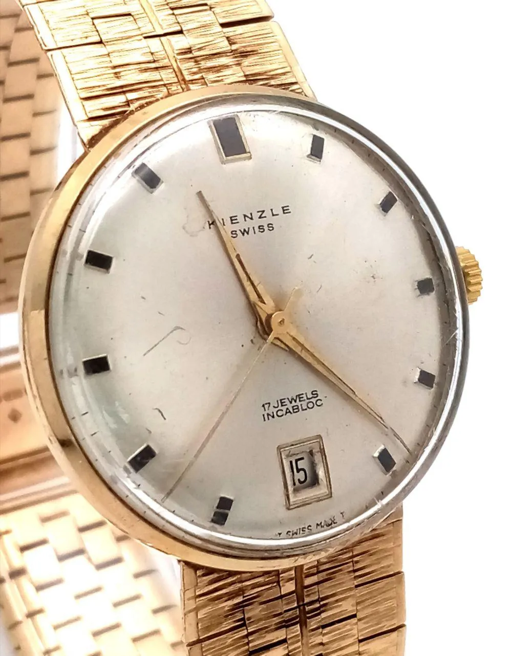 Kienzle 32mm Yellow gold Silver 5