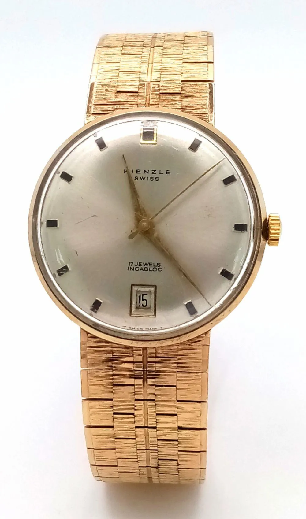 Kienzle 32mm Yellow gold Silver 6