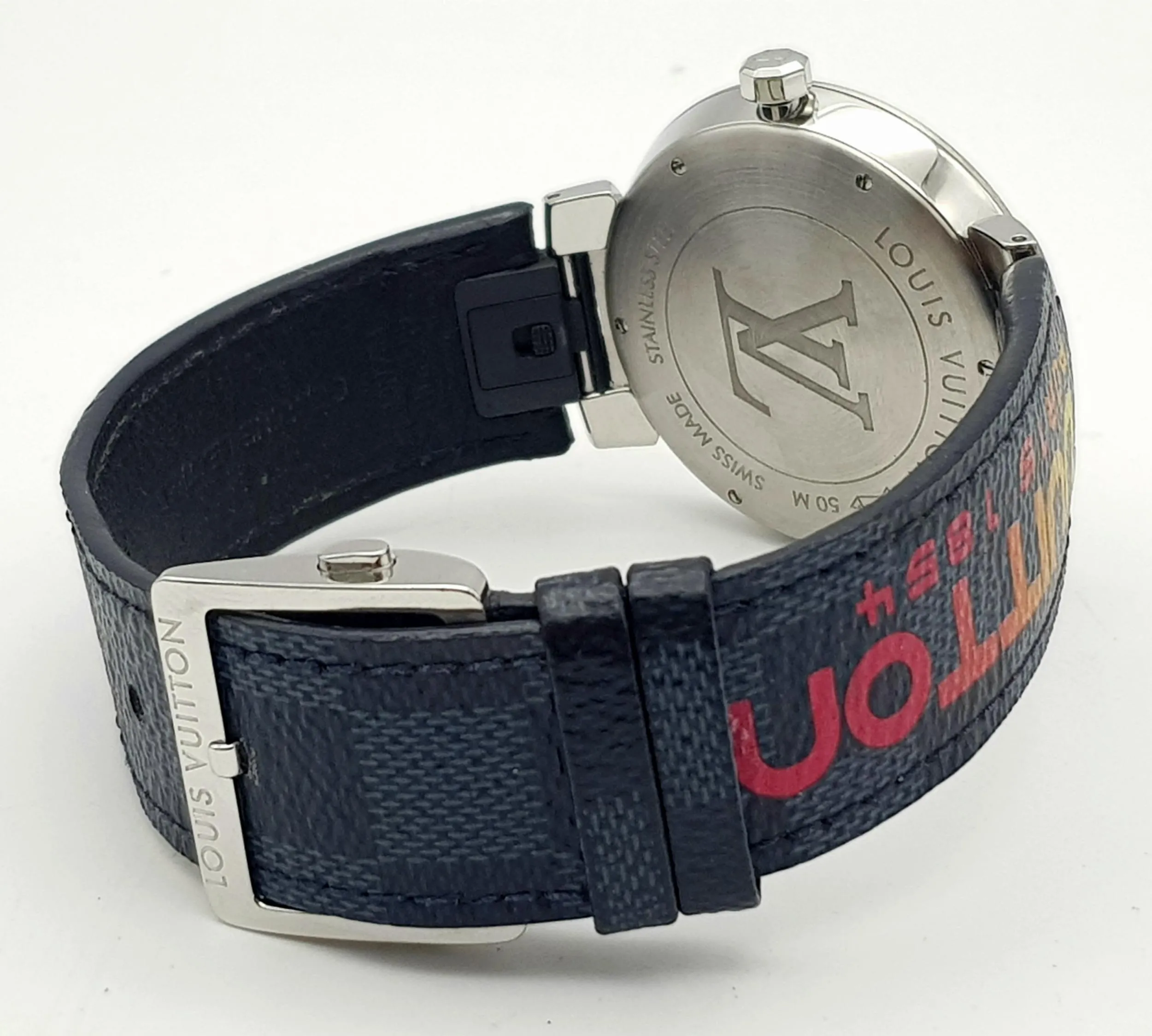 Louis Vuitton 40mm Stainless steel Red and White 3