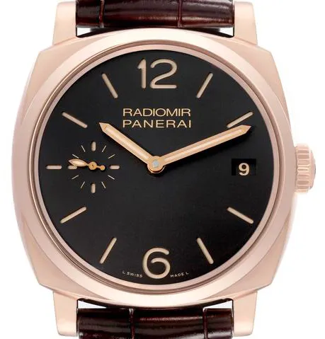 Panerai Radiomir 1940 PAM 00515 47mm Rose gold Brown