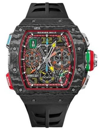 Richard Mille RM65-01 44.5mm Carbon fiber Skeletonized