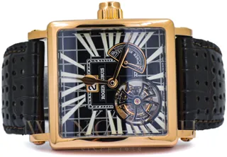 Roger Dubuis Golden Square Flying Tourbillon G40 03 0 SFBD 18k rose gold Black