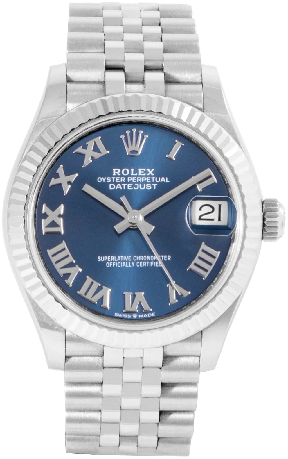 Rolex Datejust 31 278274 31mm White gold Blue