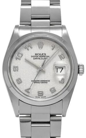 Rolex Datejust 36 16200 36mm Stainless steel White