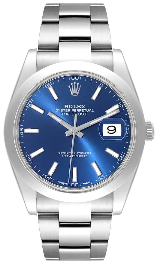 Rolex Datejust 41 126300-0001 41mm Oystersteel Blue