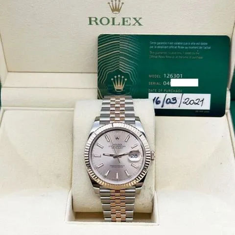 Rolex Datejust 41 126301 41mm Stainless steel Champagne