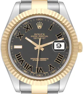 Rolex Datejust II 116333 Stainless steel Black