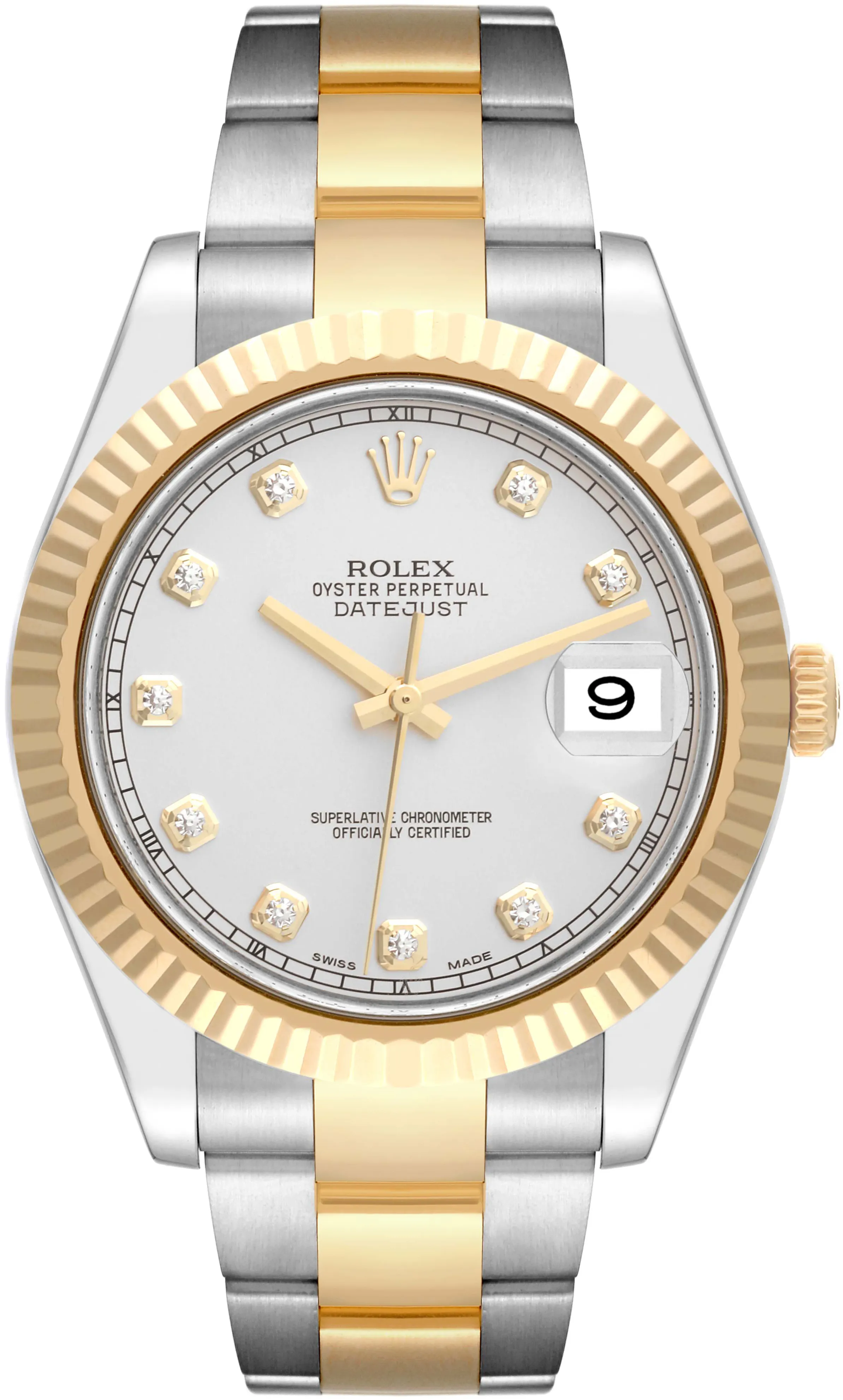 Rolex Datejust II 116333 41mm Yellow gold and Stainless steel and 18k yellow gold Silver