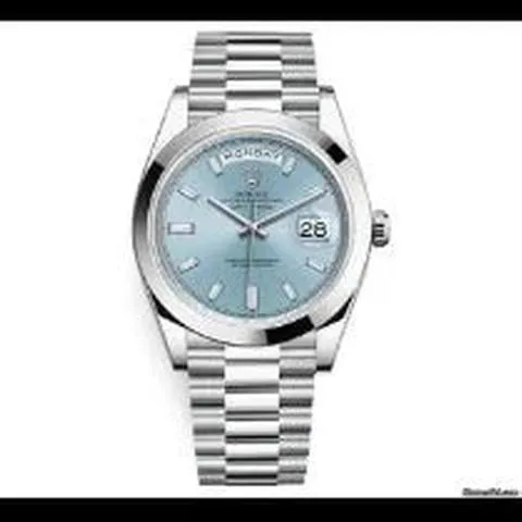 Rolex Day-Date 40 228206 40mm Platinum Blue