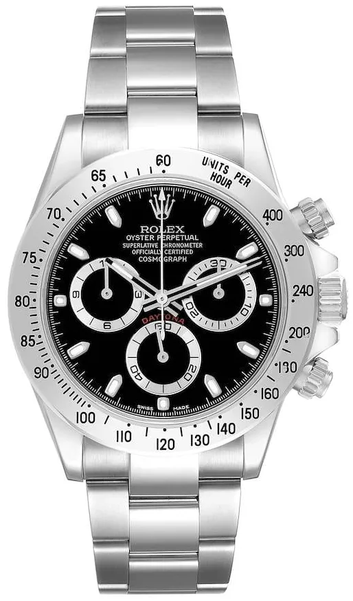 Rolex Daytona 116520-0015 40mm Stainless steel Black