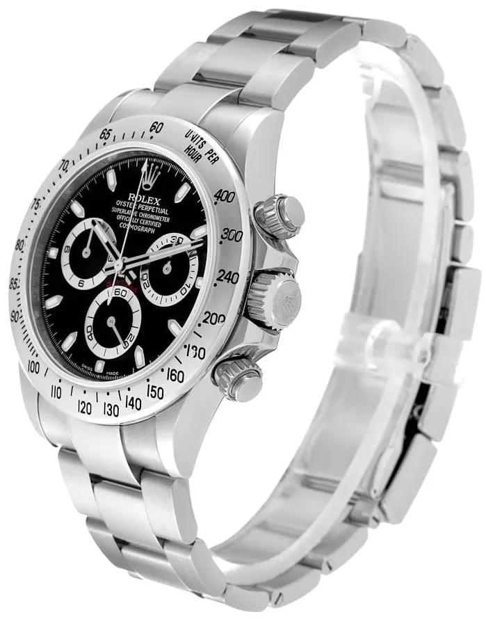 Rolex Daytona 116520-0015 40mm Stainless steel Black 1