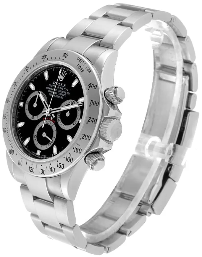 Rolex Daytona 116520-0015 40mm Stainless steel Black 1