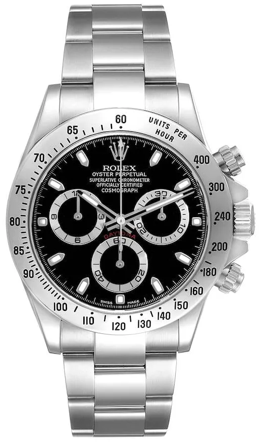 Rolex Daytona 116520-0015 40mm Stainless steel Black