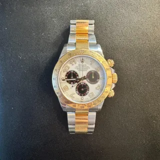 Rolex Daytona 116523 Yellow gold White