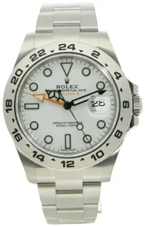 Rolex Explorer II 216570 42mm Stainless steel White