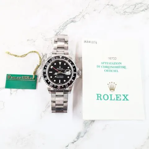 Rolex GMT-Master 16700 40mm Stainless steel Black