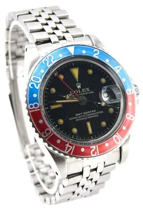 Rolex GMT-Master 1675 40mm Stainless steel Black