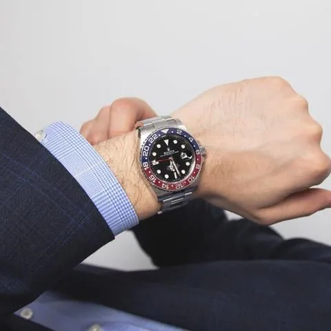 Rolex GMT-Master II 116719BLRO 40mm White gold Black 4