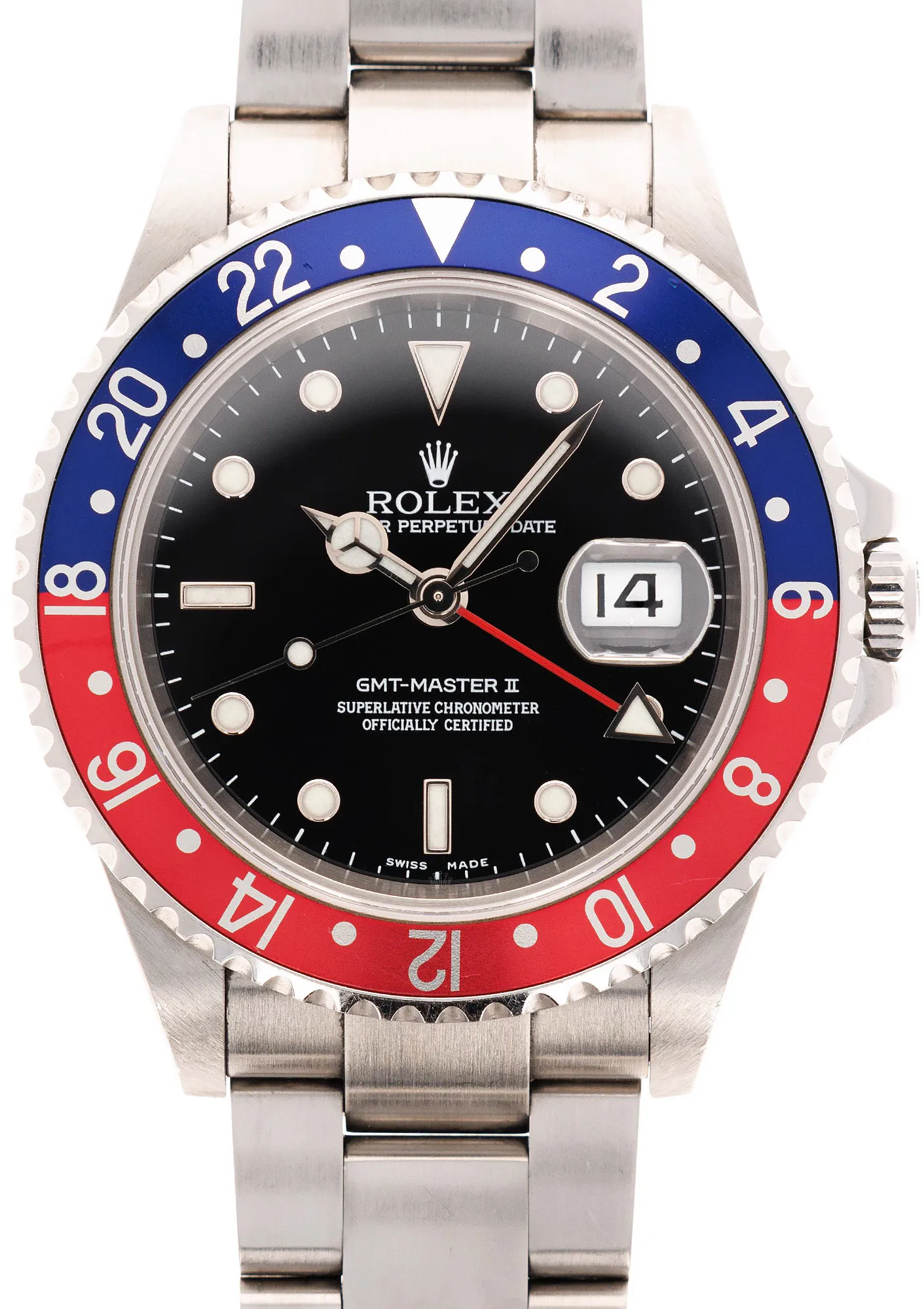 Rolex GMT-Master II 16710 40mm Stainless steel Black