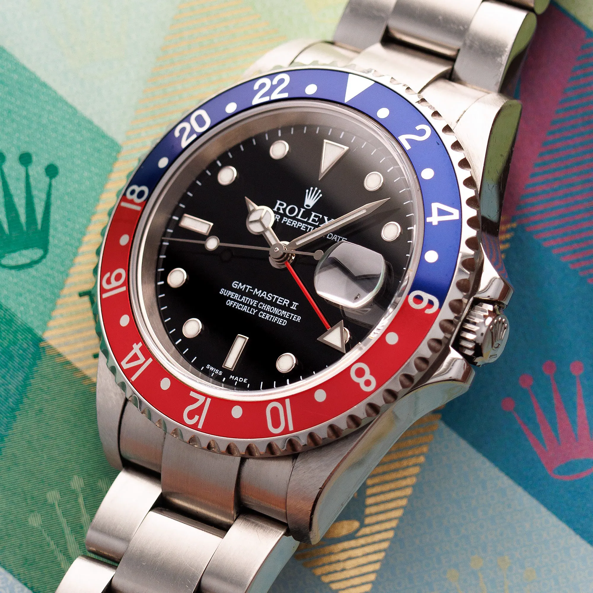 Rolex GMT-Master II 16710 40mm Stainless steel Black 1