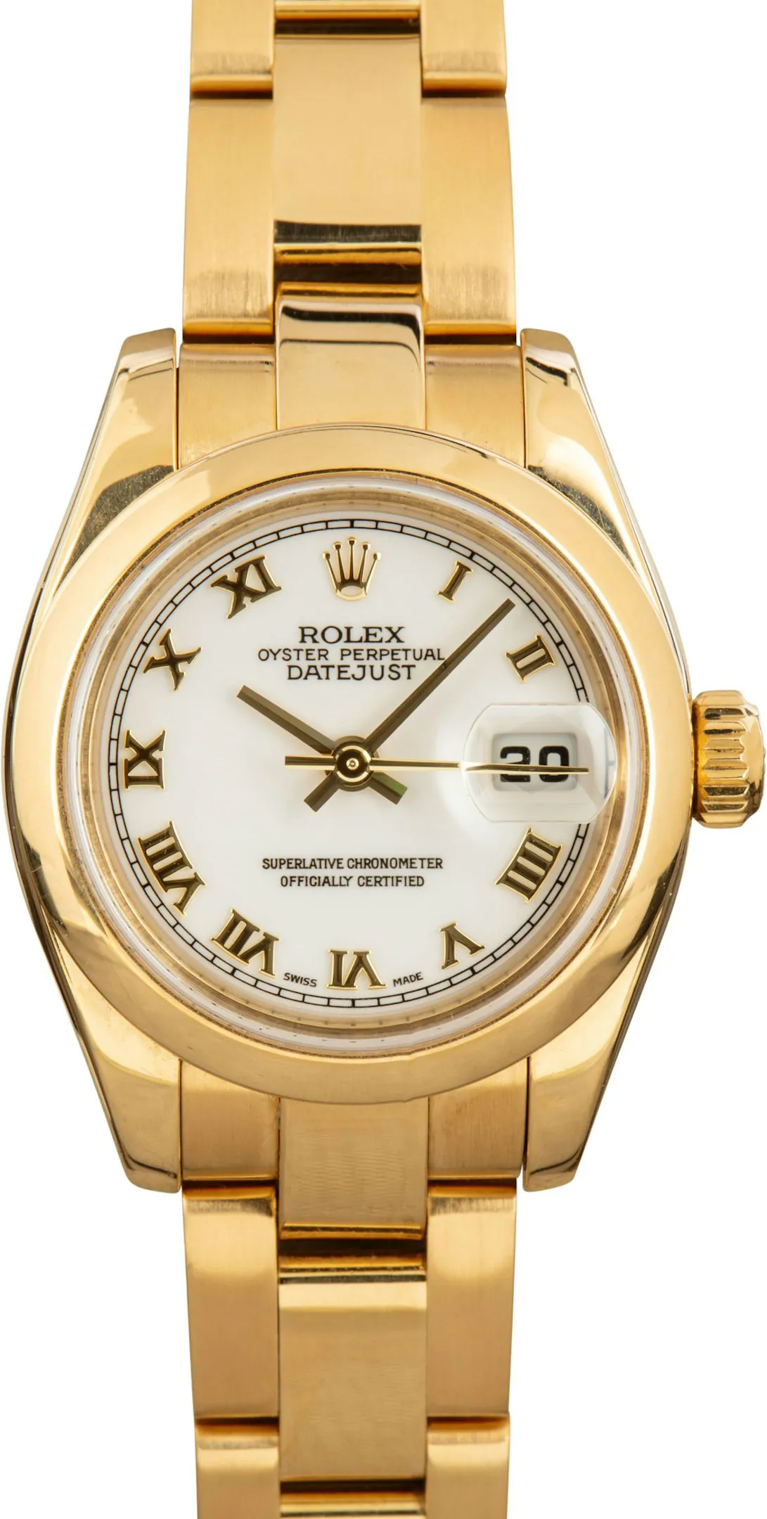 Rolex Lady-Datejust 179168 26mm Yellow gold White 1