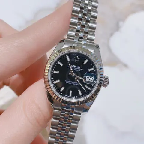 Rolex Lady-Datejust 179174 26mm Stainless steel Black 2