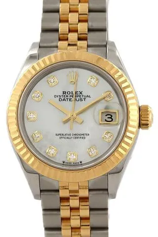 Rolex Lady-Datejust 279173NG 28mm Yellow gold Mother-of-pearl