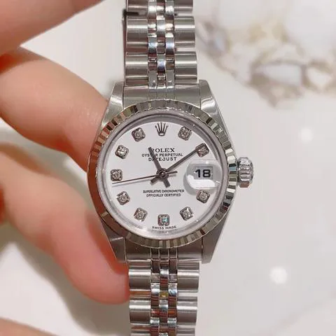 Rolex Lady-Datejust 79174 26mm Stainless steel White