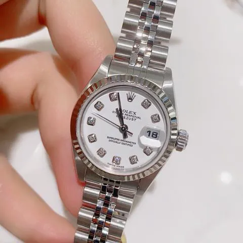 Rolex Lady-Datejust 79174 26mm Stainless steel White 2