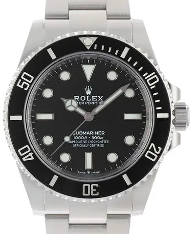 Rolex Submariner (No Date) 41 124060 41mm Stainless steel Black