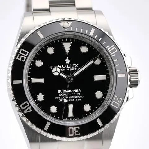 Rolex Submariner (No Date) 41 124060 41mm Stainless steel Black 6