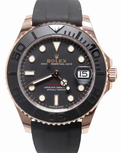 Rolex Yacht-Master 268655-0002 37mm Rose gold Black