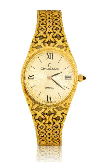 Omega Constellation 23mm 18ct Gold Golden