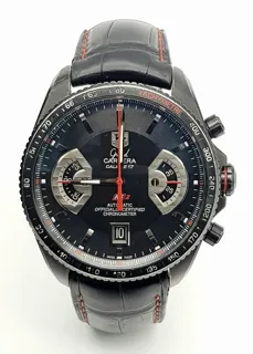 TAG Heuer Grand Carrera CAV518B Stainless steel Black