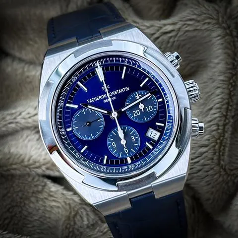 Vacheron Constantin Overseas Chronograph 5500V/110A-B148 42.5mm Stainless steel Blue 10