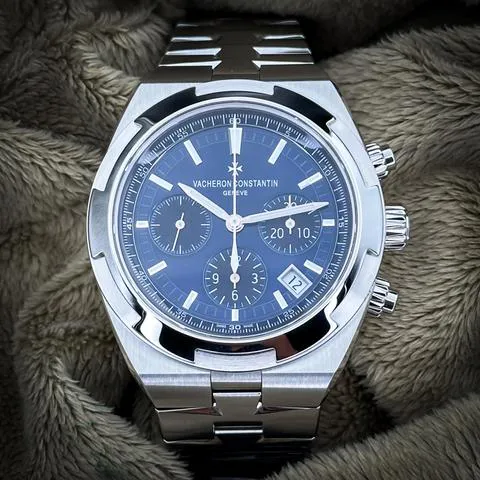 Vacheron Constantin Overseas Chronograph 5500V/110A-B148 42.5mm Stainless steel Blue 12