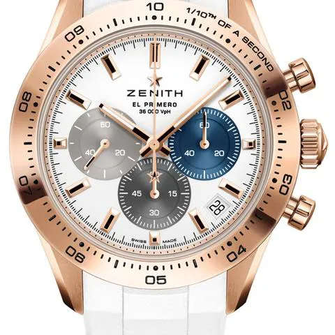 Zenith Chronomaster Sport 18.3101.3600/69.R953 41mm Rose gold White