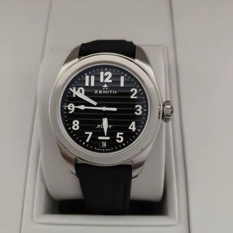 Zenith Pilot 03.4000.3620/21.I001 40mm Stainless steel Black 11