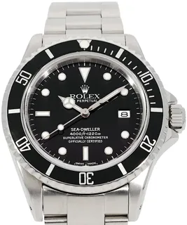 Rolex Sea-Dweller 16660 Edelstahl Schwarz