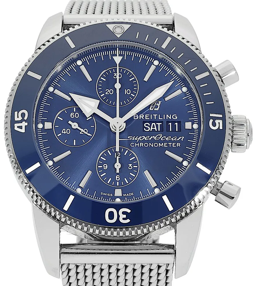 Breitling Superocean Heritage A13313 44mm Edelstahl Blau