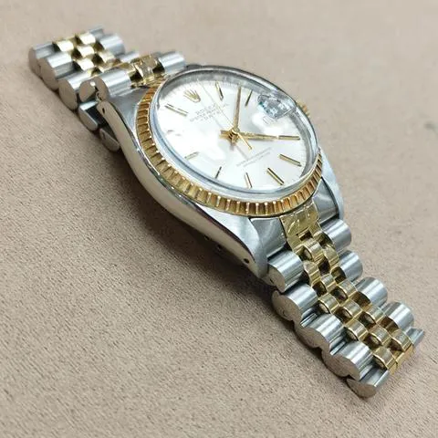 Rolex Oyster Perpetual Date 1505 34mm Yellow gold and Stainless steel Silver 1