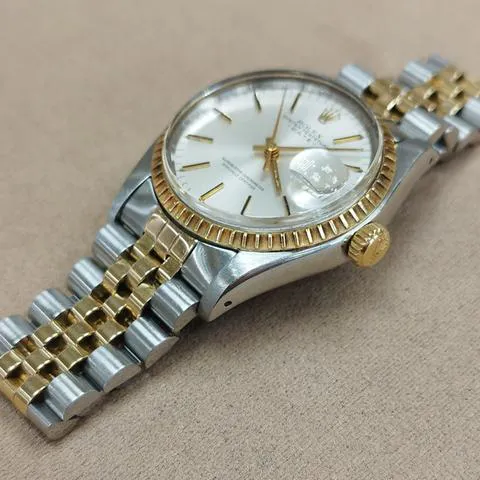 Rolex Oyster Perpetual Date 1505 34mm Yellow gold and Stainless steel Silver 2