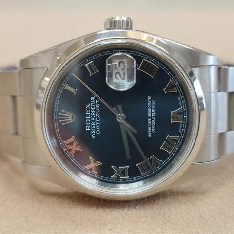 Rolex Datejust 36 16200 36mm Stainless steel Blue 3