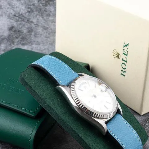 Rolex Day-Date 36 118239 36mm White gold Silver 10